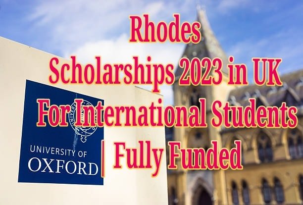 rhodes scholarship 2023