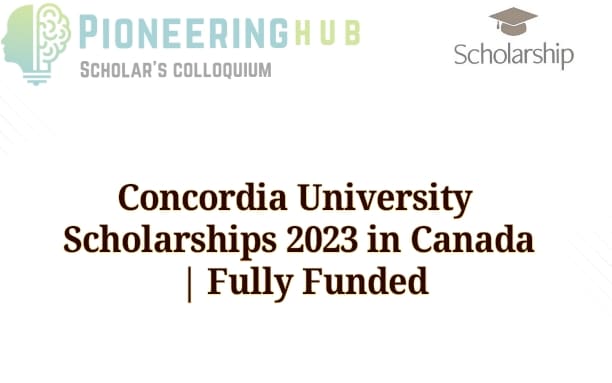 Concordia University Scholarship