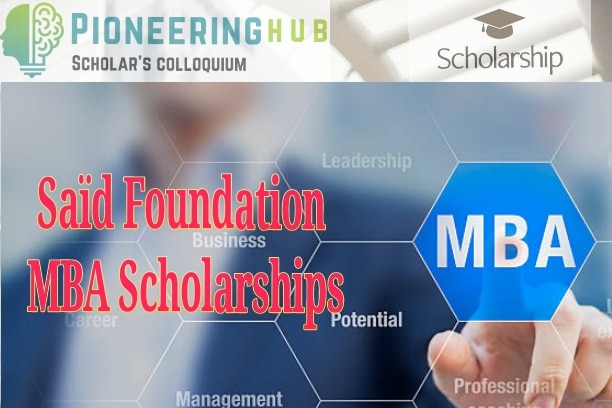 Oxford Saïd Foundation MBA Scholarships